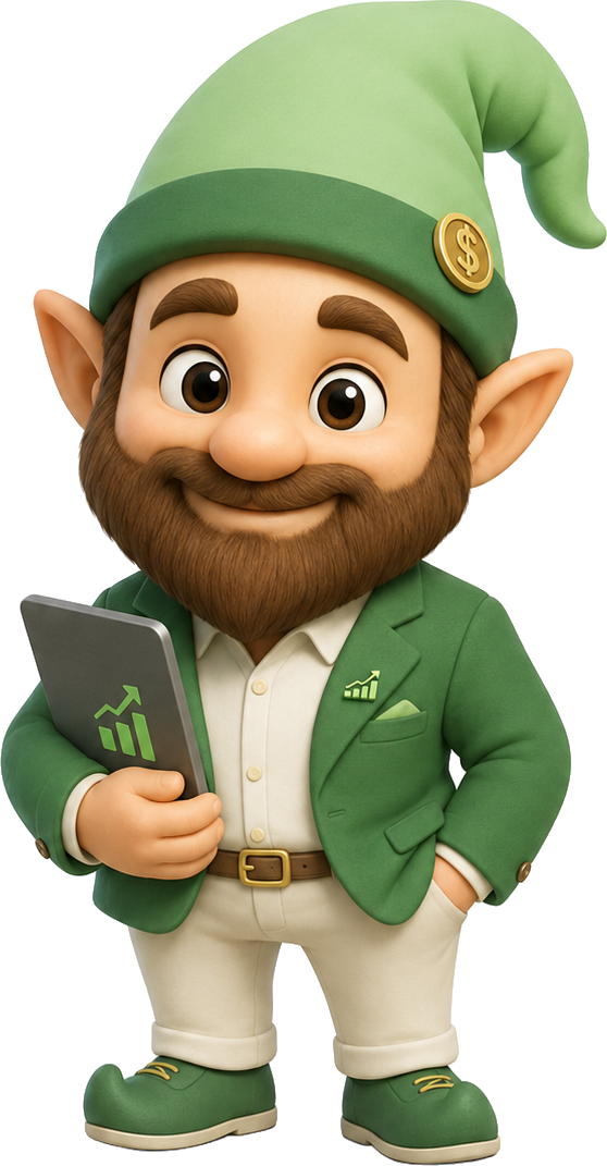 Guaco, Guaca’s original mascot, in his green suit with his notebook.